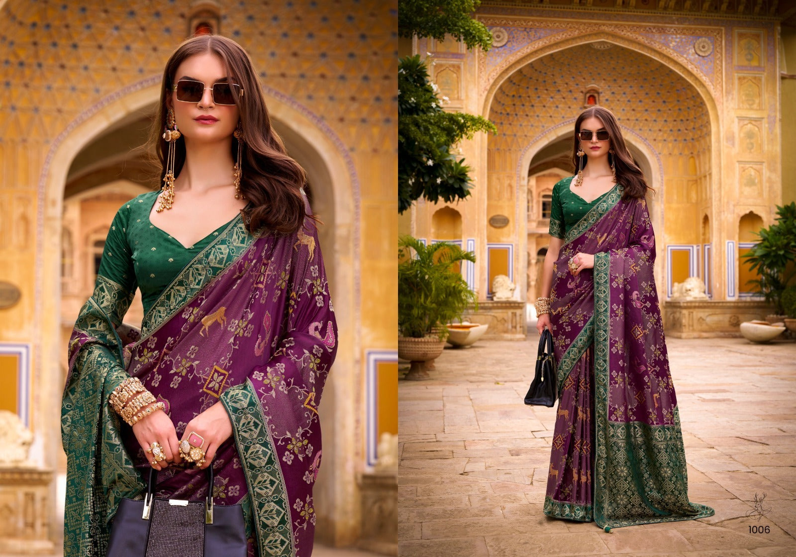 Occassionaly Trikaashi Satin Silk Saree