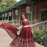 Designer Rangoli Silk Lehenga Choli