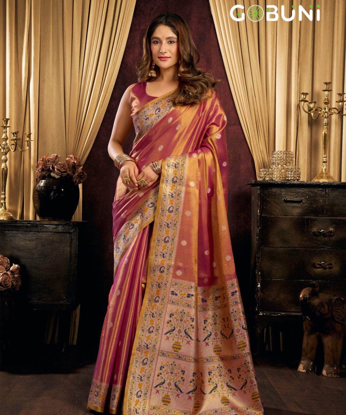 Saira Luxury Tissue Silk Saree
