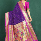 Elegance Pithani Soft SIlk Saree