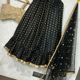 Partywear Banarasi Jacquard lahenga