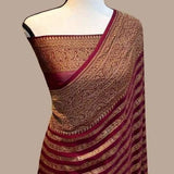 Pure Soft Khadi Georgette Silk Saree