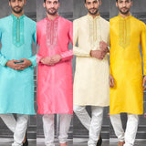 Treditional Mens Silk Kurta