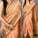 Soft Cotton Organza Saree