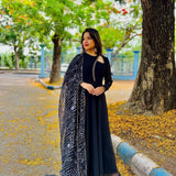 Presenting You Most Beautiful Latest Navy Blue Colour Gown