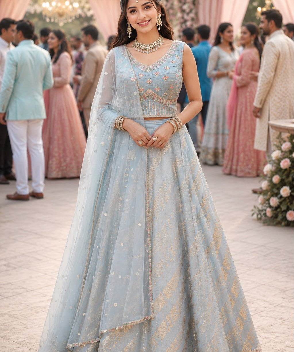 Hirni Stunning Viscose Lehenga