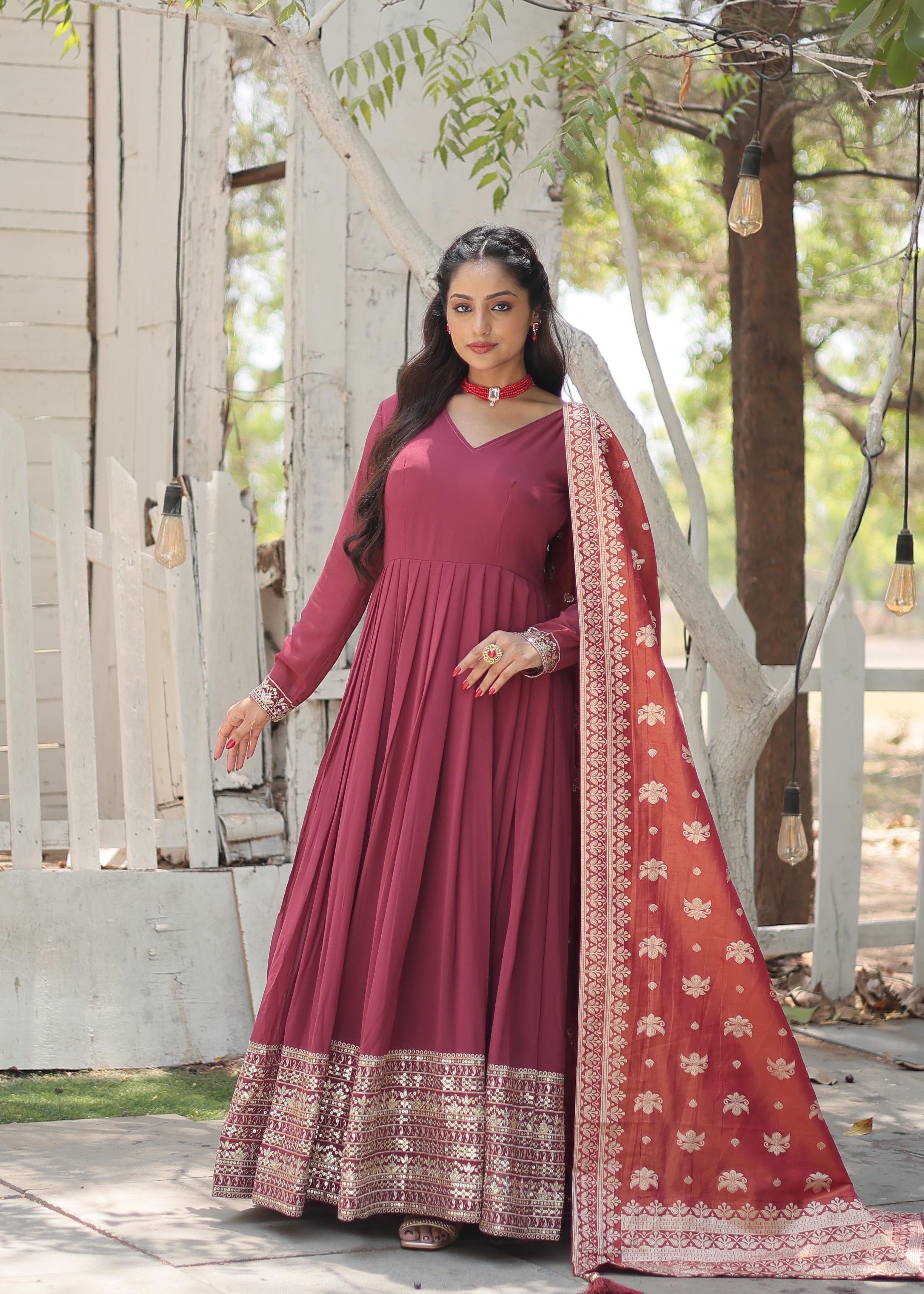 Stunning Comfort Anarkali Gown