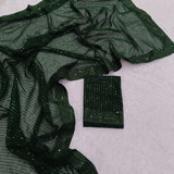 Most Beautifull Dark Green Saree Collection