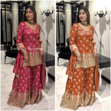 Presenting New Collection in Simmer Silk Gown