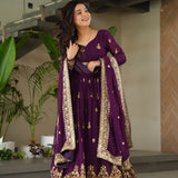 Designer Embroidered Anarkali Gown