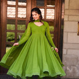 Presenting Anarkali Faux Georgette  Gown