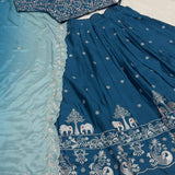 Elephant Peacock Style Lehenga Set