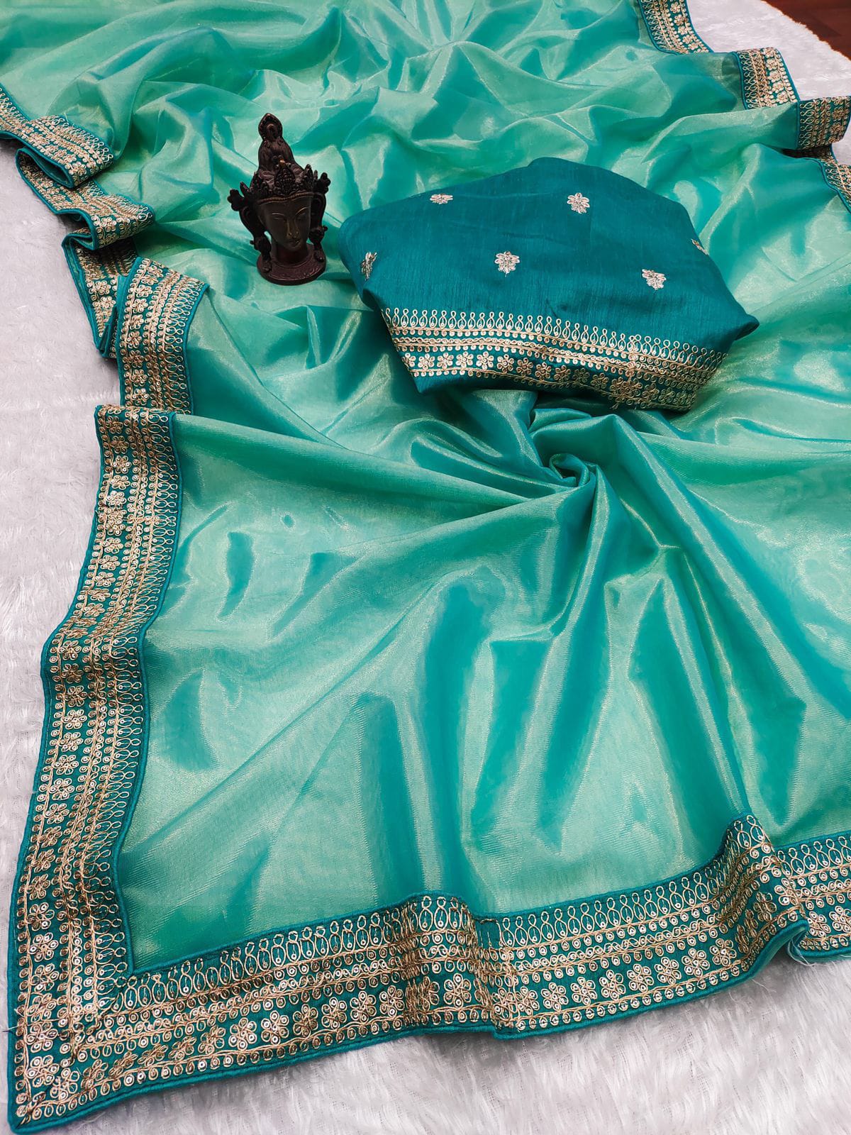 Pure Soft Tissue Silk Saree