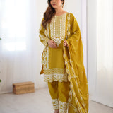 Sparkle Mustard Top Pant