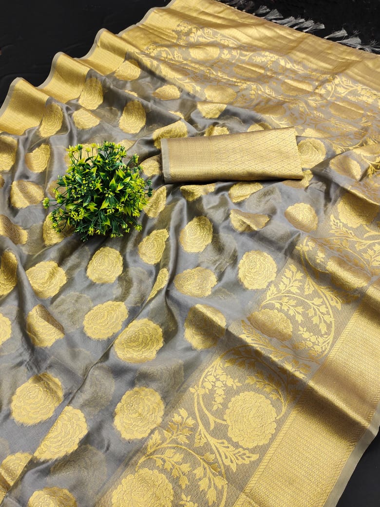 Pure Organza Silk Saree