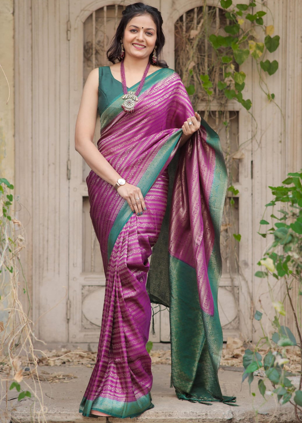 Rich Pallu Kubera Pattu Silk Saree