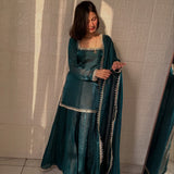 Stunning Fandy Silk Top Plazzo