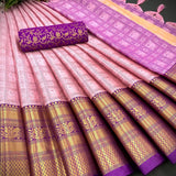 Launching mercerised cotton silk Saree