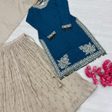Bride Designer Chinon Top Lehenga