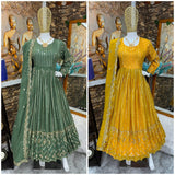 Pakistani Heavy Sequance Anarkali Gown