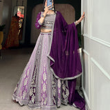 Sparkale Purple  Lehengha Choli