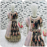 Kids Flower Printed Gown Collection