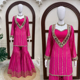 Exclusive Pink Real Mirror Suit