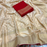 Rich Look Silk Zari Weaving Saree