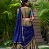 Festive Zari Weving Silk Lehenga