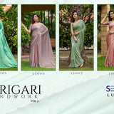 Luxury Satin Chiffon Saree Collection