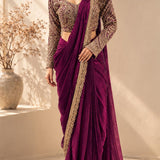 Trending Tissue Organza Saree Set