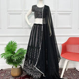 Superhit Black Bollywood Lehenga Choli