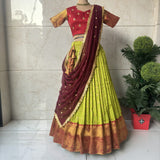 Treditional Kanjivaram Silk Lehenga