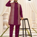 Heavy Banglori Silk Men's Kurta