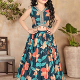 Trending Sequnce Embroidered Kids Lehenga