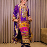 Colorfull Heavy Pakistani Top Plazzo