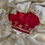 Exclusive Handwork Jimmi Choo Saree