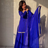 Stunning Fandy Silk Top Plazzo