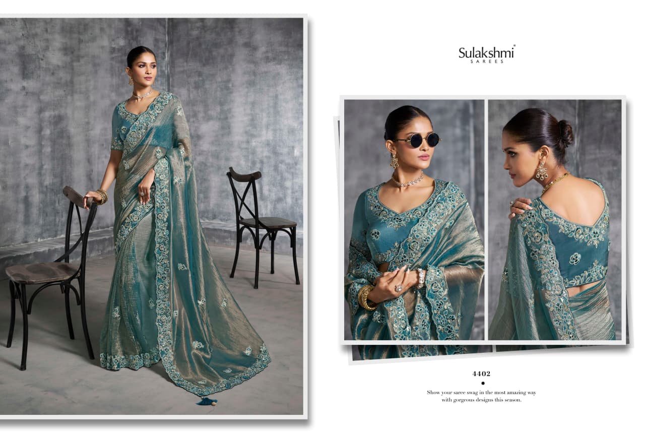 Kashira Exquisite Tissue Zari Saree