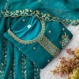 Loomeera Georgette Top Gharara