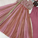 Classic Multi Colored Silk Gown