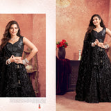 Black Sequnce Premium Bridal Lehenga