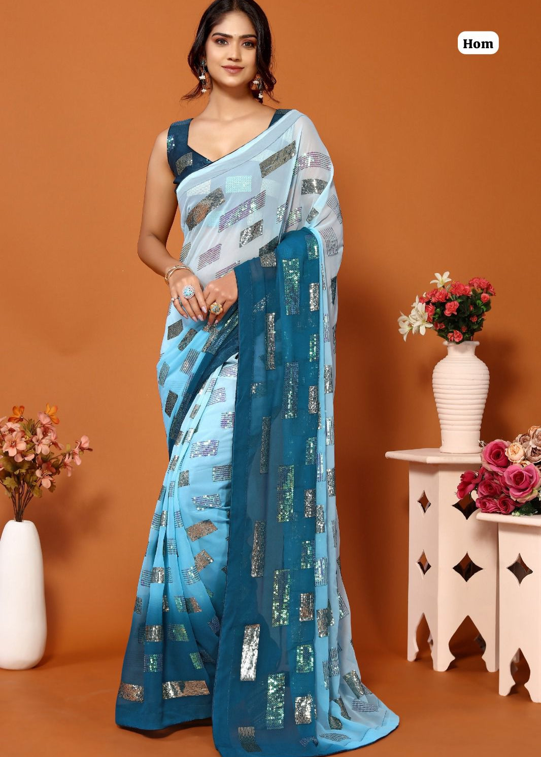 Presenting you most beautiful box seqwance saree