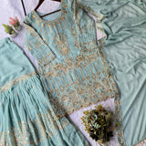 Classic Designer Embroidered Suit