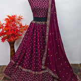 Traditional Aesthetic  Georgette Lehenga choli