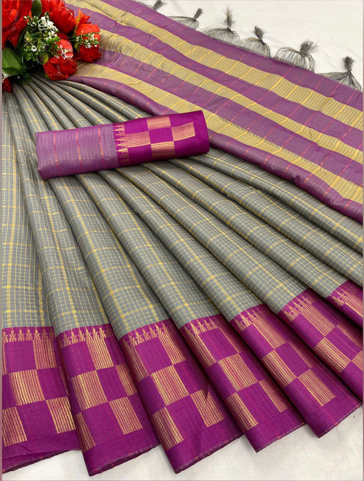 Pure Cotton Silk  Saree