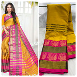 Cotton silk saree