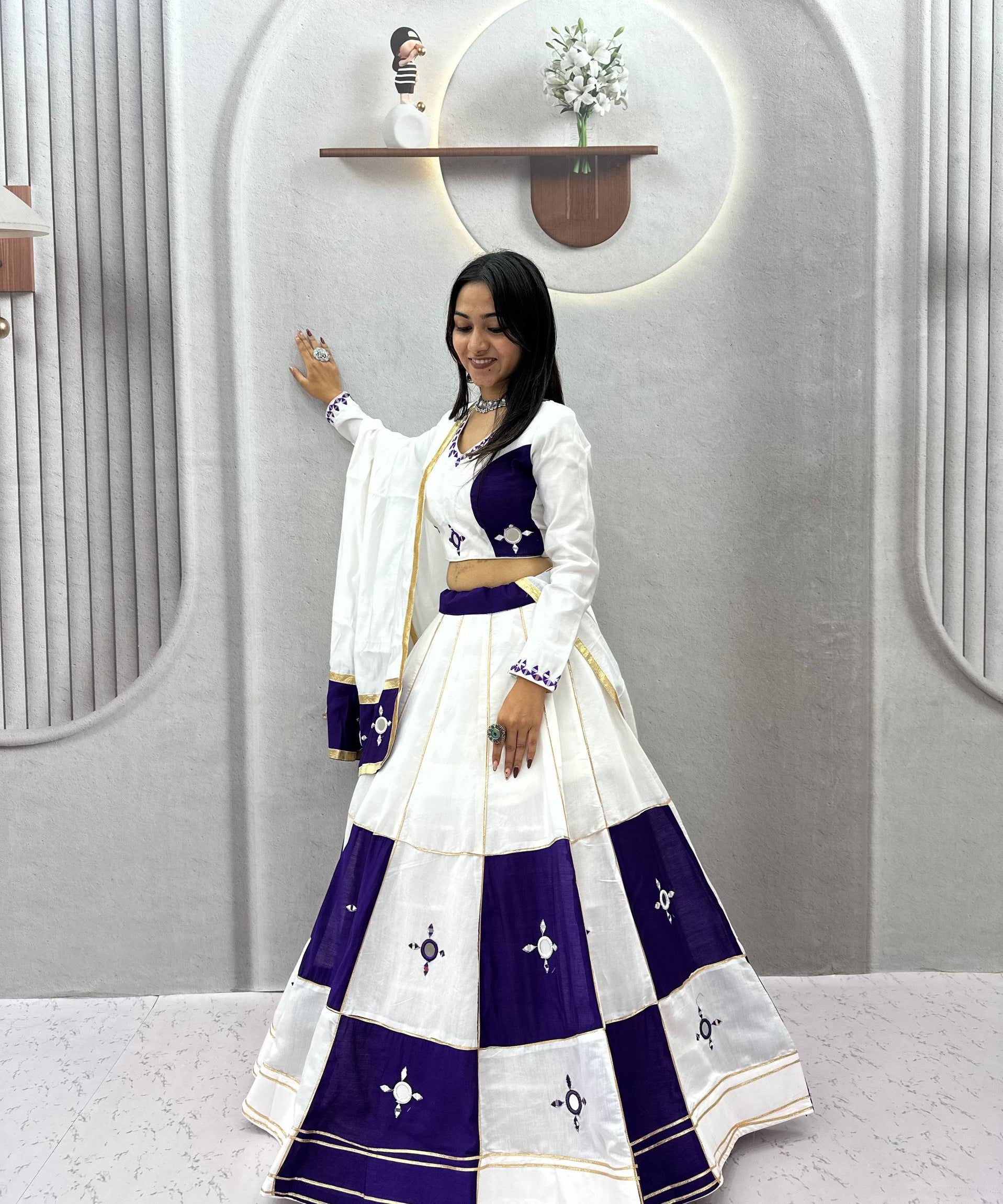 navaratri mirror lenga