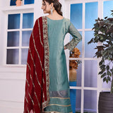 PLUS SIZE FRENDY SILK SUIT