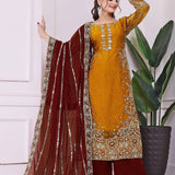 PLUS SIZE FRENDY SILK SUIT